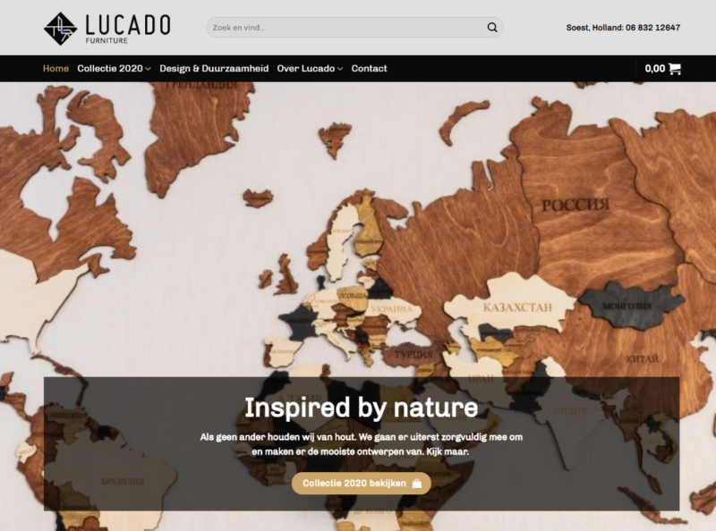 Profilerende webshop Lucado